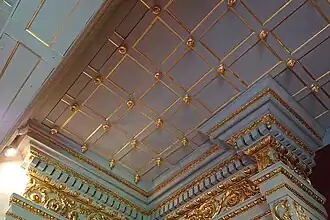 Plafond de la Chambre dorée.