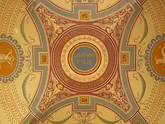 Plafond vestibule : Gratianopolis.