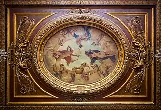 Le Jour pourchassant la Nuit par Paul Baudry.