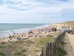 La plage de Sauveterre.