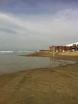 Vue de la plage du Grand Travers.