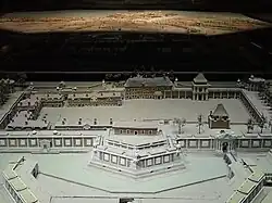 Plan-relief du château-Trompette, côté ouest donnant sur la ville.