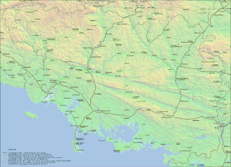 Voir la carte de la ligne.