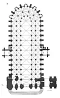 Plan de la cathédrale.