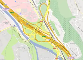 Schéma de l'Échangeur de la Boisse