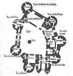 Plan du rez-de-chaussée.