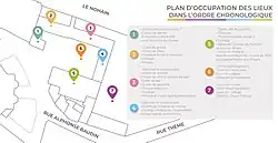 Plan d'occupation et de destination des lieux à travers les siècles du couvent au musée