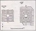 Plan de la cité de Łódź fondée en 1823