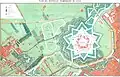 Plan des environs de la citadelle avec l'hippodrome en 1886