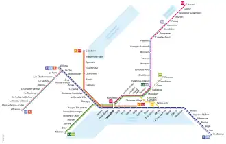 Image illustrative de l’article Réseau express régional vaudois