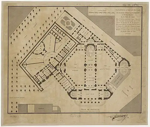 Plan de 1788 (rez-de-chaussée).