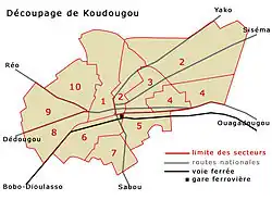 plan de koudougou