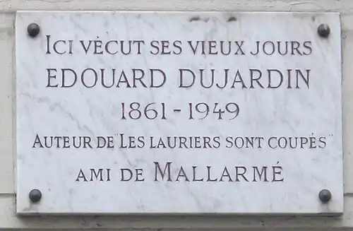 Plaque au no&nbsp;21.