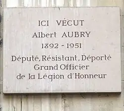 Plaque au no&nbsp;37.