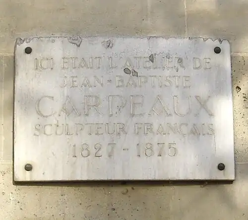 Plaque au no&nbsp;39.