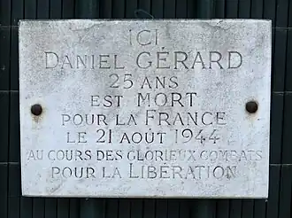 Plaque au no&nbsp;37.