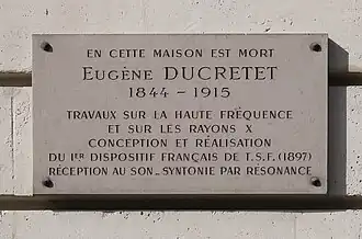 Plaque au no&nbsp;10.