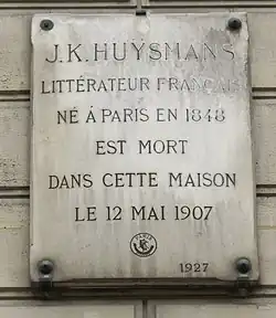 Plaque au no&nbsp;31.