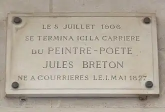 Plaque au no&nbsp;136.