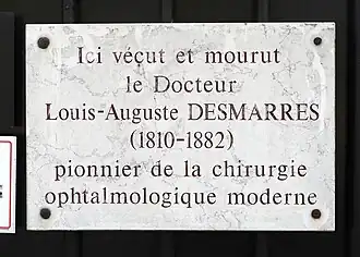 Plaque au no&nbsp;57.