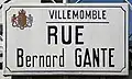 Rue Bernard-Gante à Villemomble.