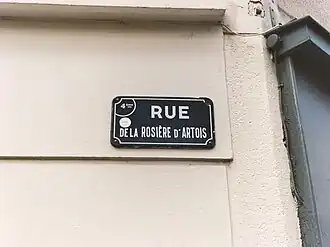 Image illustrative de l’article Rue de la Rosière-d'Artois