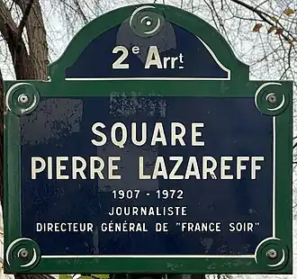Voir la plaque.