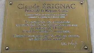 Plaque commémorativecliquez dessus pour agrandir