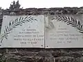 Plaque commémorative des anciens combattants du 2e et 202e&nbsp;régiment d'infanterie 1914-1918.