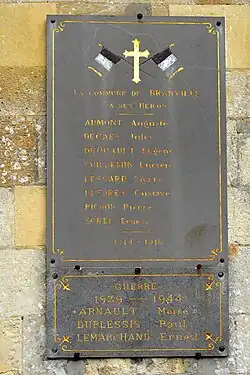 Plaque commémorative.