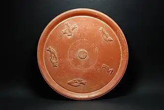 Plat en sigillée,production d'Afrique du Nord, IIIe&nbsp;siècle