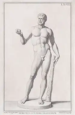 Planche LXVIII - HERCULES COM POMIS HESPERIDUM.