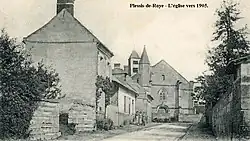 Carte postale de l'église avant 1914.