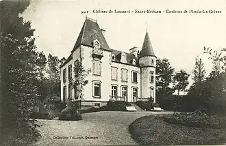 Le château de Lancarré au début du XXe&nbsp;siècle.