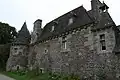 Le château de Leslach vue de l'arrière.