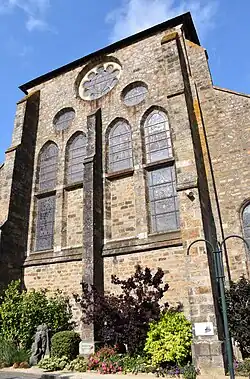 Le chevet de l'église.