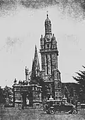 L'église et le calvaire en 1936