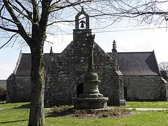 Chapelle Saint-Colomban : vue extérieure d'ensemble.