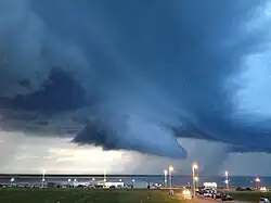 Tempête d'été à Dieppe.