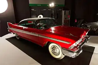 Une Plymouth Fury rouge de 1958