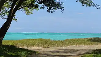 Lagon de Poé à marée haute