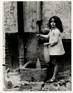 Cour à Fiens à  Lille en 1975