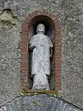 L'ancienne église Notre-Dame-de-la-Nativité (statue).