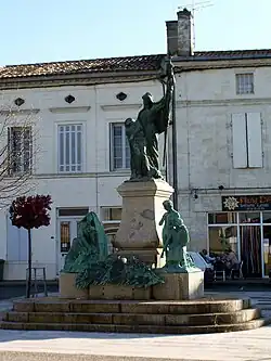 Jules Pendariès, Monument aux morts de 1870 (1909-1918).