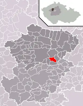 Localisation de Podlešín