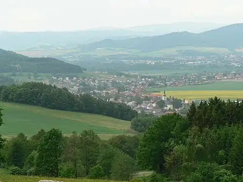 Panorama de Nový Malín.