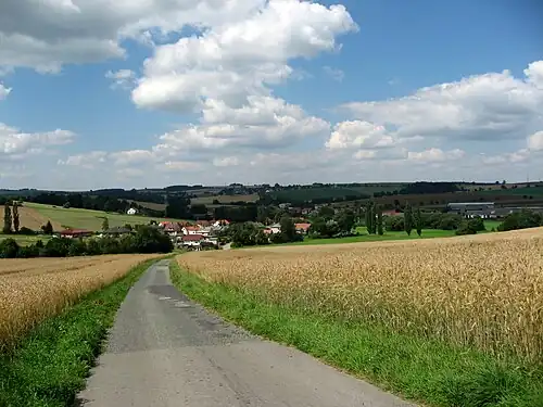 Okrouhlička : vue générale.