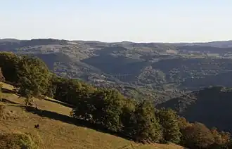 Point de vue depuis la ferme des Crouzets.