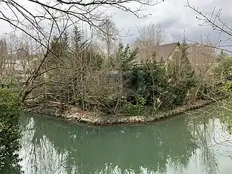 Pointe sud de l'île de la Guyère, Créteil.