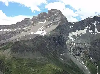 L'Aliet depuis le vallon du Ponturin au nord-est.